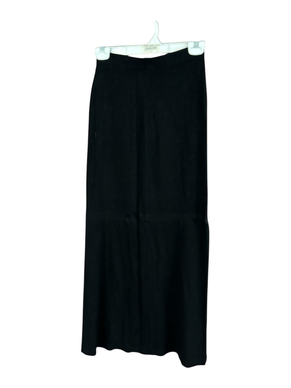 Vintage Michele Black Maxi Skirt Sz S Elastic Waist Long Heavyweight Classic
